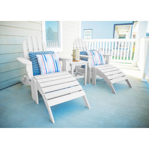 Three Posts™ Hartington Plastic/Resin Folding Adirondack Chair with